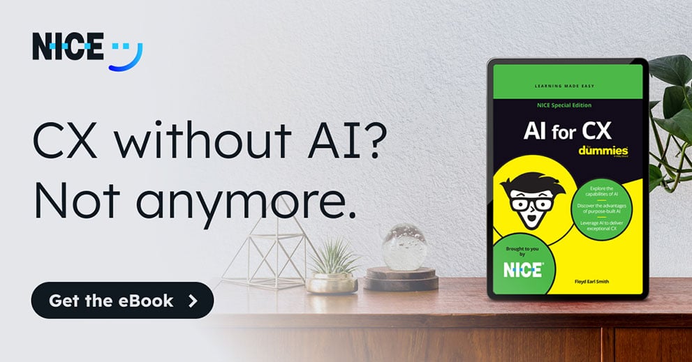 AI for CX For Dummies, NICE Special Edition