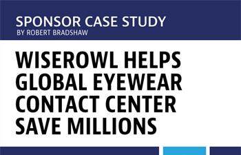 WiserOwl Helps Global Eyewear Contact Center Save Millions