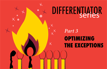 Differentiator Series, Part 3: Optimizing the Exceptions