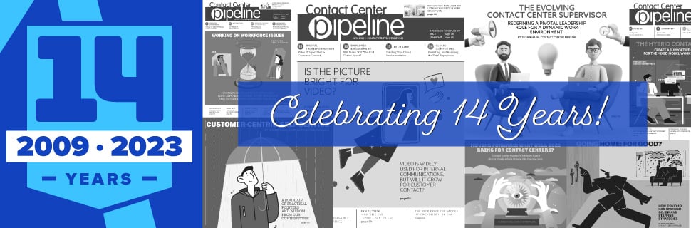 Contact Center Pipeline Celebrating 14 years (2009-2023)