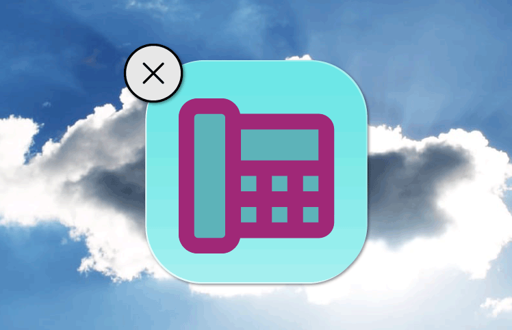 Cloud based phone system app