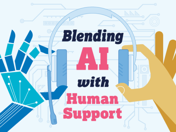 Blending AI with Human Support