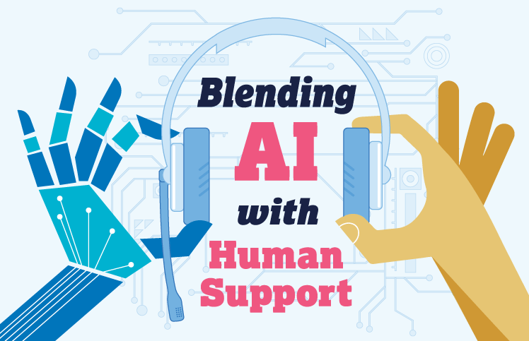 June Issue Blending Artificial Intelligence with Human Support in the Contact Center