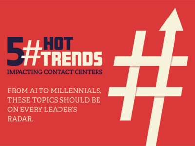 5 Hot Trends Impacting Contact Centers