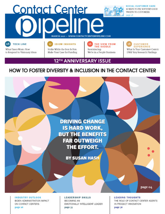Contact Center Pipeline March 2021 cover