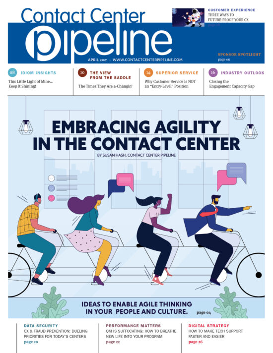 Contact Center Pipeline April 2021 cover