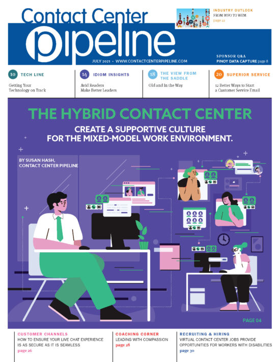 Contact Center Pipeline July 2021 cover