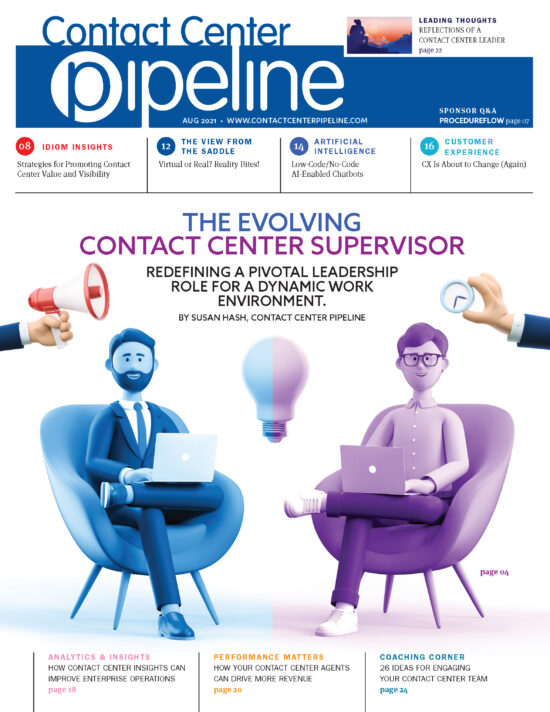 Contact Center Pipeline August 2021 cover