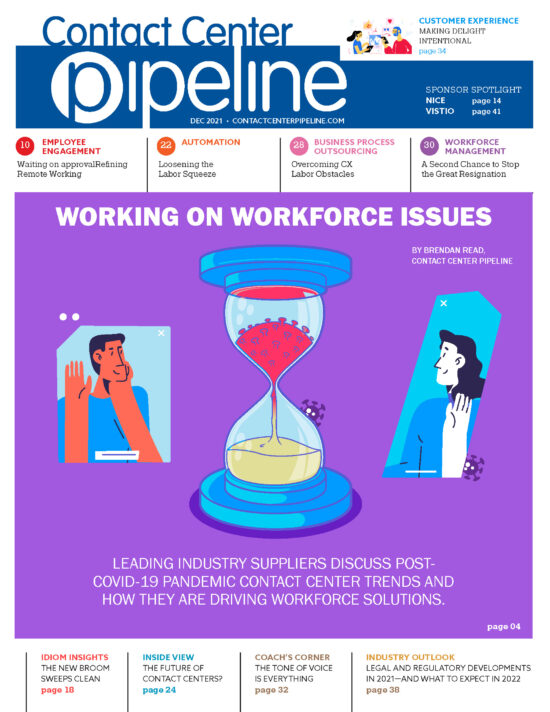 Contact Center Pipeline December 2021 cover
