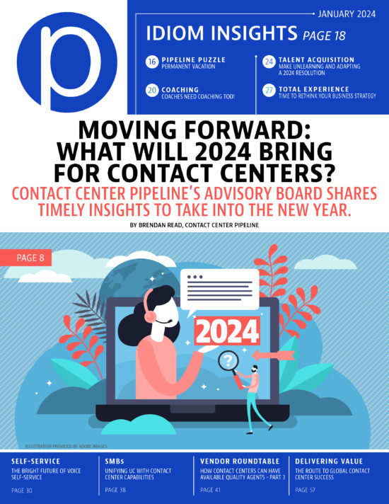 Contact Center Pipeline January 2024 cover