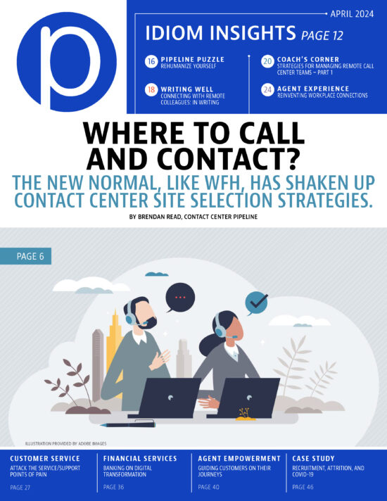 Contact Center Pipeline April 2024 cover
